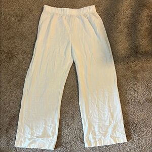 White Satin Pants